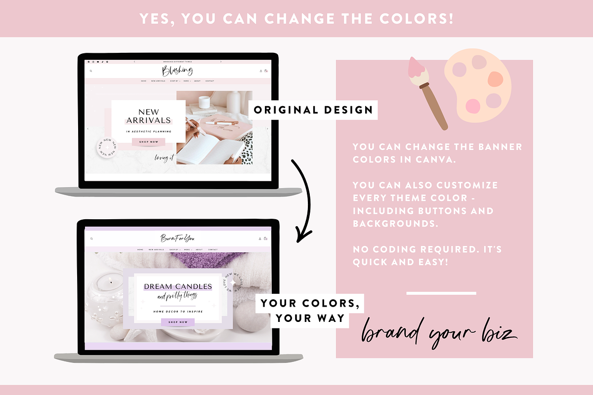 Pink Shopify Theme | Blush Marble, a Shopify Template by Design Pixie (Photo 8 of 11)