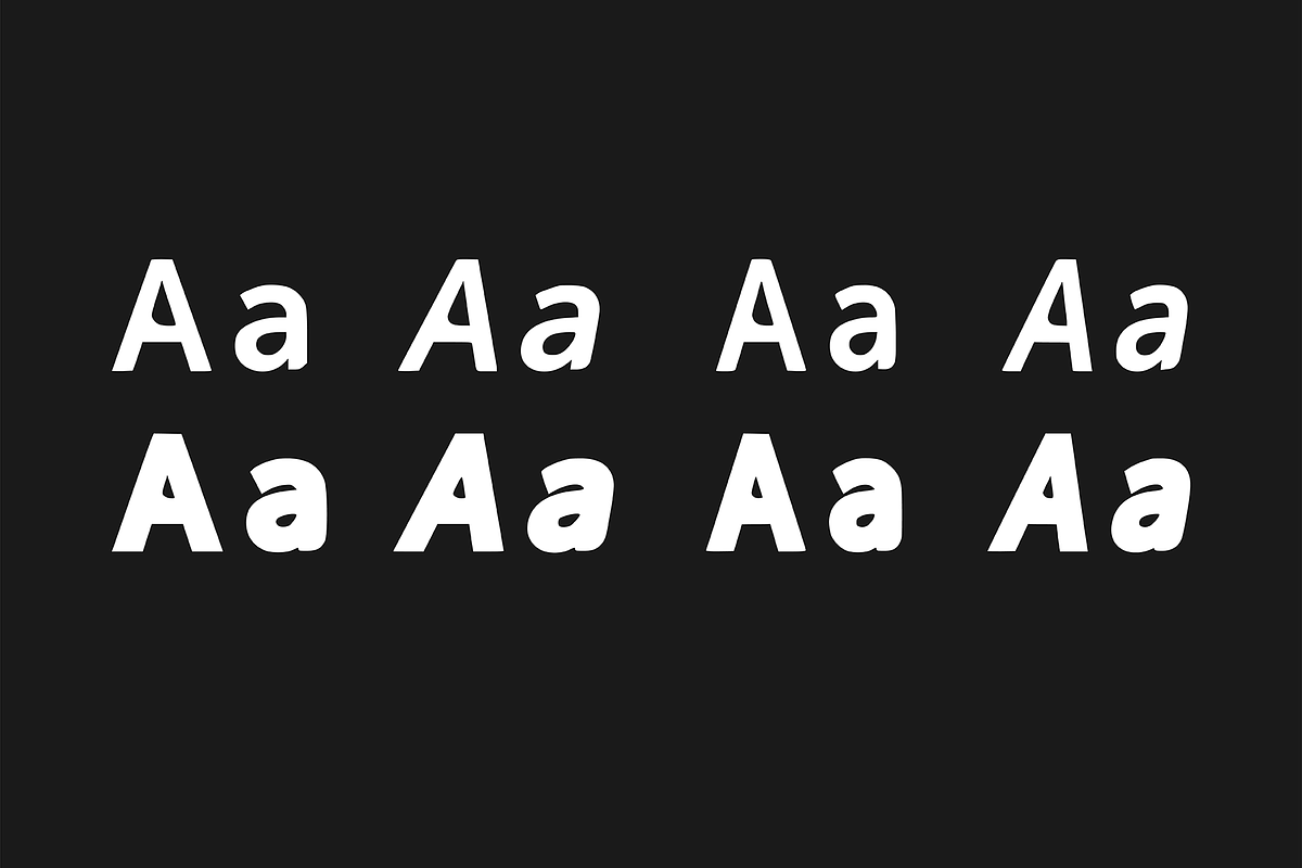 RoundEdge Typeface preview 4