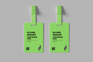 Id Card Mockup, a Merchandise Mockup by safrizalstudio