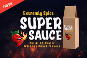 Garuton - Sauce Display Font, a Sans Serif Font by twinstd (Thumbnail 2 of 9)