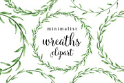 Minimalist watercolor wreaths, an Illustration by Floralis (Thumbnail 1 of 3)