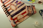 Baseball Digital Paper, an Illustration by SinaCreation (Thumbnail 6 of 9)