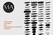Procreate Watercolor&Gouache Brushes, a Brush Add-On by Mockup Art Atelier (Thumbnail 10 of 10)