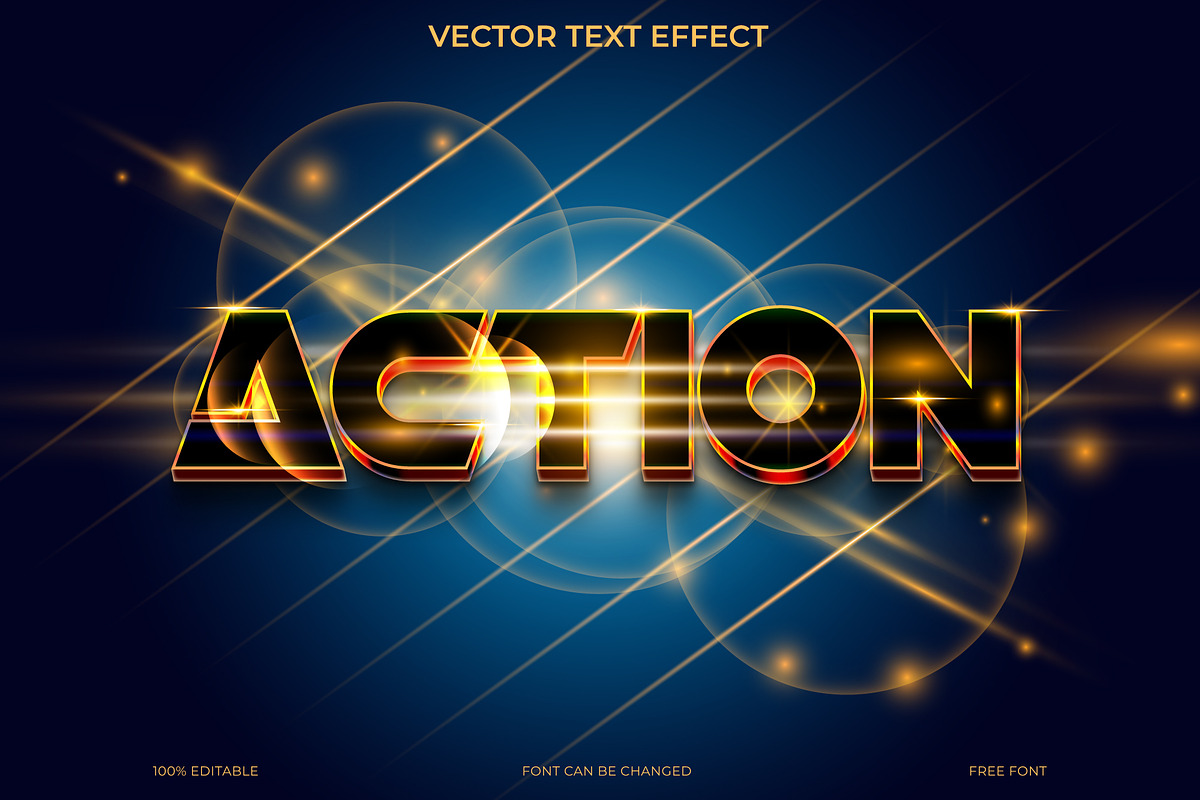Dynamic Action Movie 3D Text Effect, an Action Add-On by Imamul001