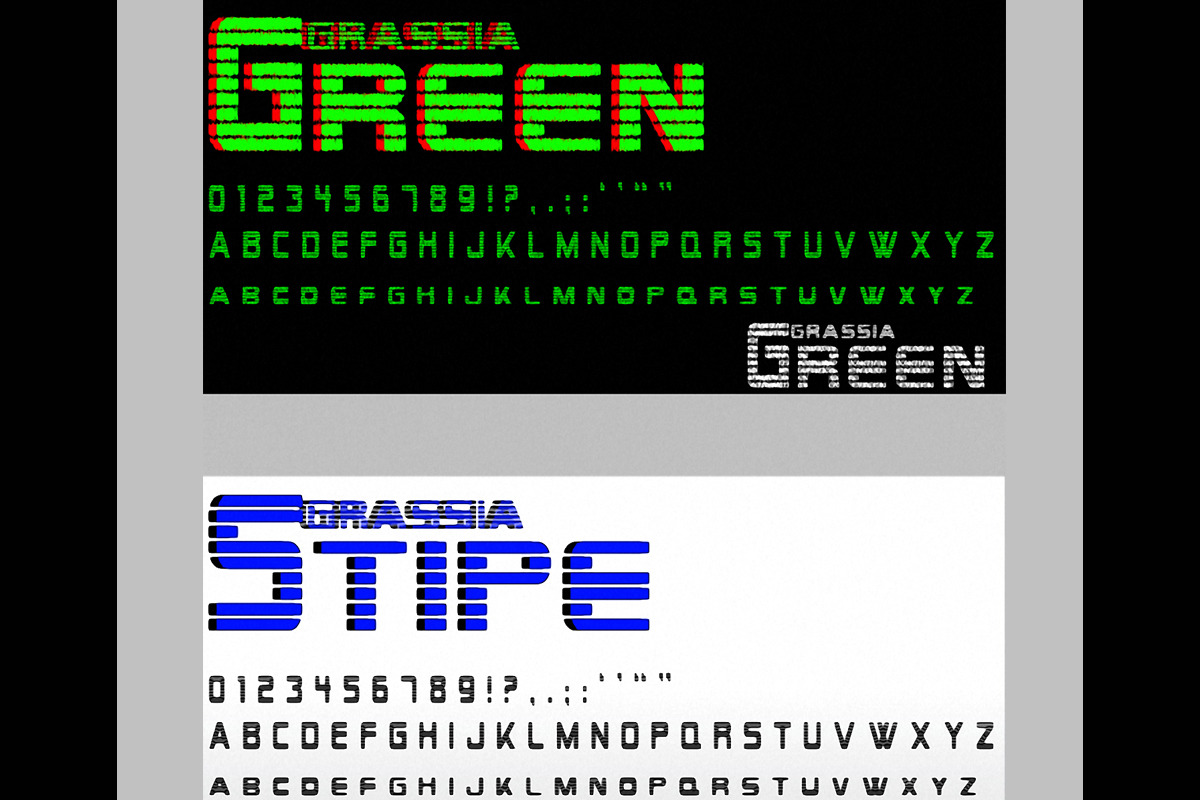 Grassia Font preview 3
