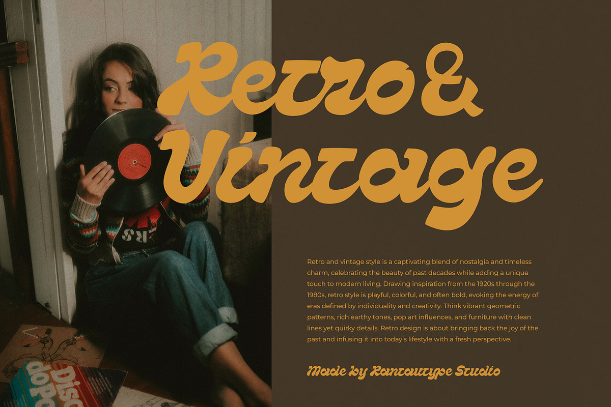 Reyalin Vintage Script Font, a Handwritten Font by RantautypeStudio (Photo 4 of 15)