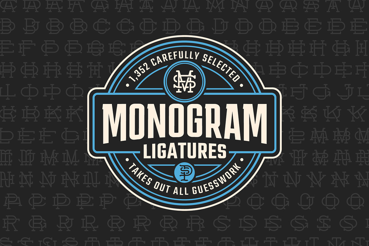 MONOGRAM-MAGICIAN-ACT4, a Symbol Font by Para-Scope Design (Photo 2 of 11)