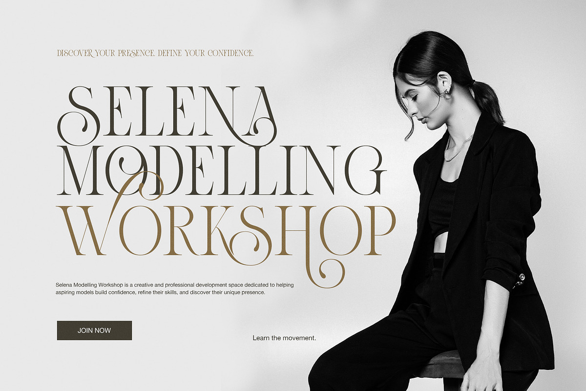 Ames uxury Serif Font, a Serif Font by Graphicxell (Photo 4 of 8)