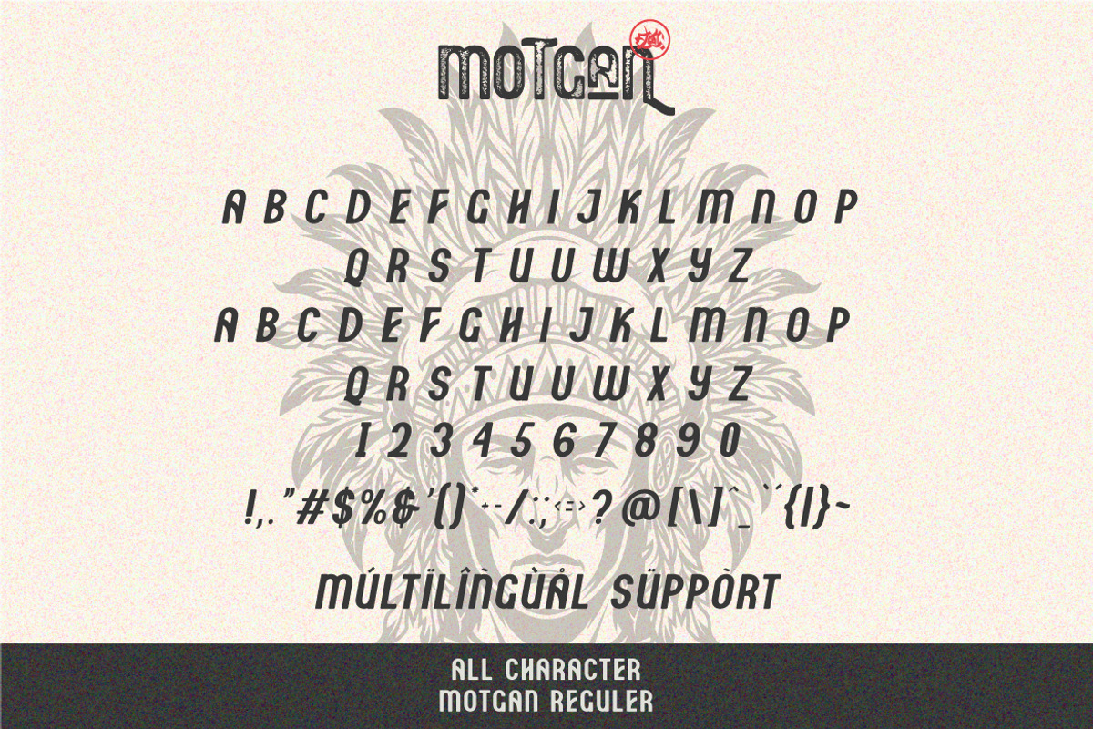 Motgan - Vintage Font, a Sans Serif Font by Vava Aryanto (Photo 11 of 16)
