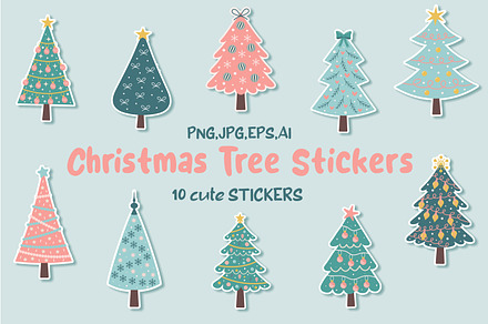 Christmas Tree Stickers