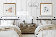 MODERN FARMHOUSE NURSERY mockups, a Poster Template by MyHomeMockups (Thumbnail 8 of 12)