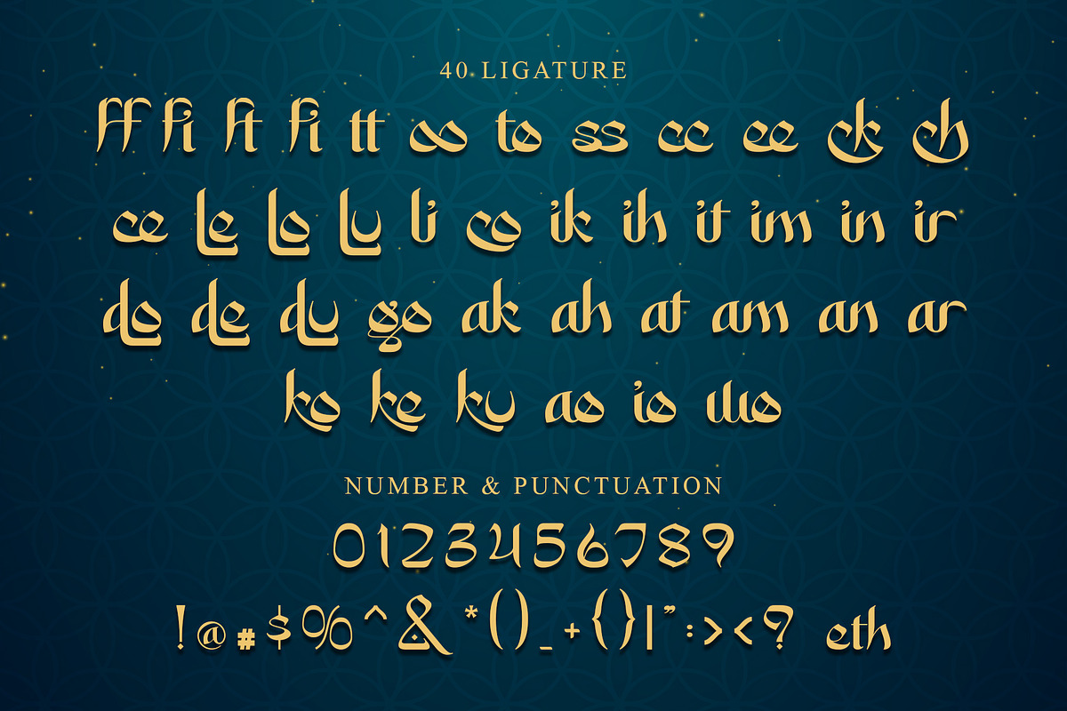 Welcome Ramadhan, a Serif Font by Letterara (Photo 9 of 13)