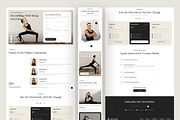 Alluna – Pilates Studio Landing Page, a Websites & App Template by peterdraw (Thumbnail 3 of 3)