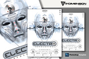 Electro Revolution Flyer Template, a Flyer Template by Ravi Rajcoomar (Thumbnail 1 of 3)