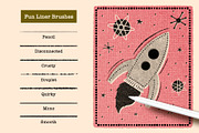 Mid Century Brushes For Procreate, a Brush Add-On by seamless team (Thumbnail 2 of 9)