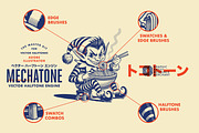 Mechatone Halftone Vector Engine, a Brush Add-On by G.A.R.M. Company (Thumbnail 3 of 7)