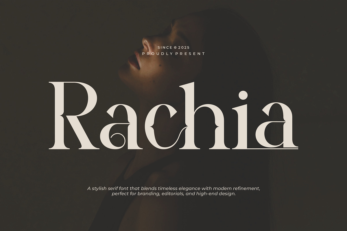 Rachia || Modern Stylish Serif Font, a Serif Font by Ermedia Studio (Photo 1 of 10)