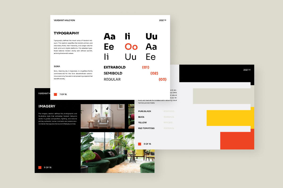 Verdant – Resident Brand Guideline, a Magazine Template by productype1 (Photo 4 of 6)