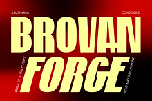 Brovan Forge - Bold Condensed Font