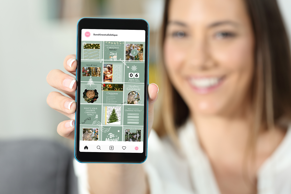 Christmas Instagram Puzzle, a Social Media Template by SunshineStudioBoutique (Photo 6 of 7)