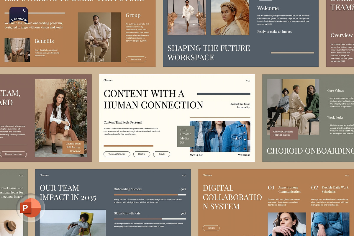 UGC Creator Media Kit Pitch Deck, a Presentation Template by Claymoon Lab (Photo 2 of 7)