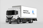 Branding Mockup Truck Mockup Plain, an Advertising Mockup by River Visual (Thumbnail 2 of 7)