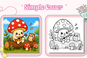 Mush Mini Mushroom Moments Coloring, an Education Illustration by Design Zone (Thumbnail 4 of 7)