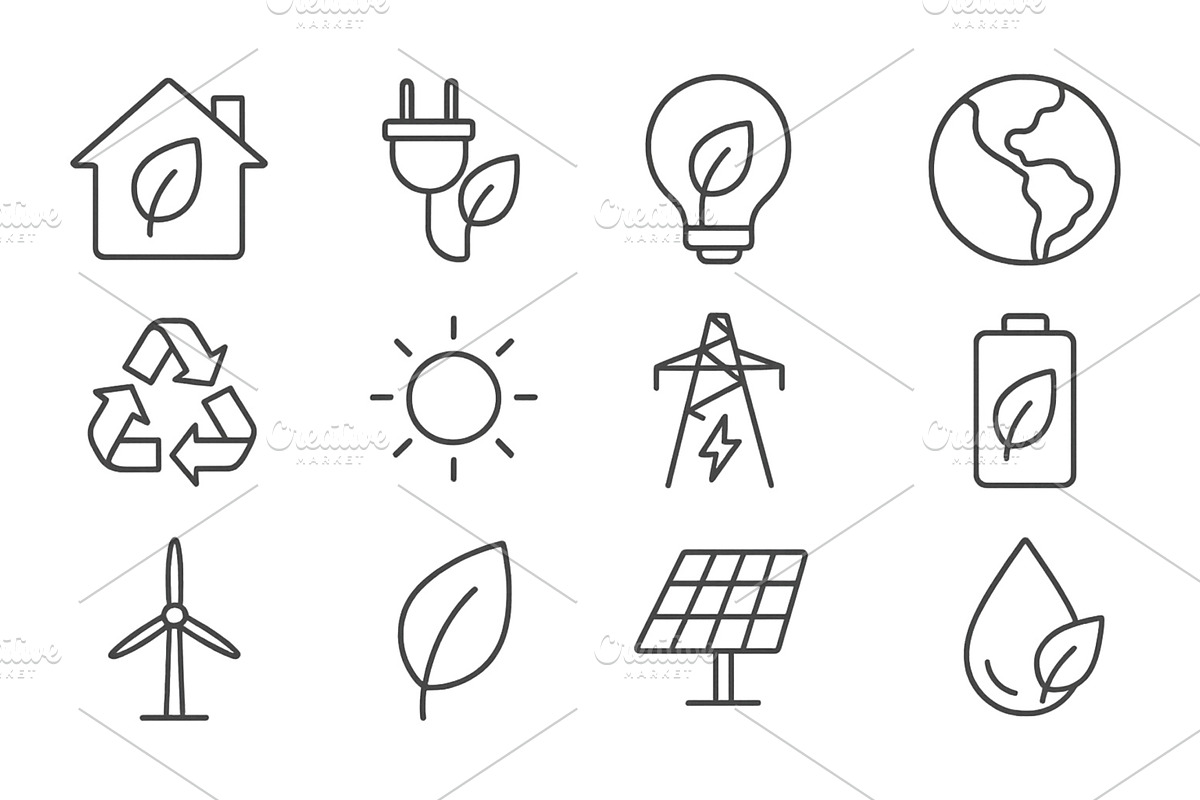 Vector illustration of eco-friendly, a Technology Illustration by ZinetroN