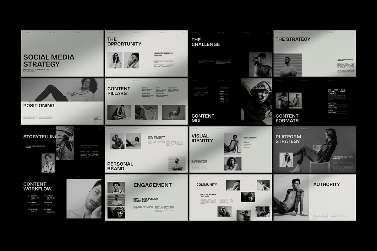 Social Media Strategy Keynote, a Presentation Template by adoestudio (Photo 7 of 8)