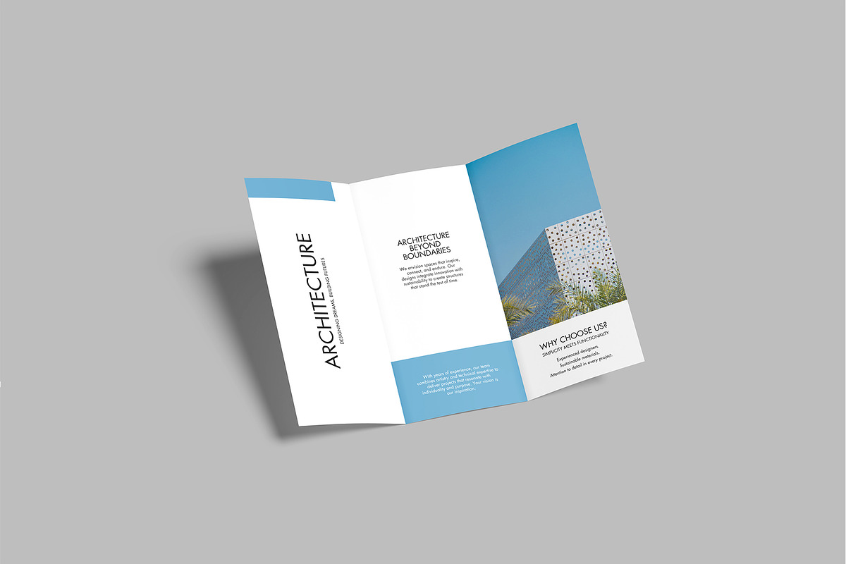 Trifold Brochure Mockup, an Advertising Mockup by lamorastudio (Photo 9 of 12)