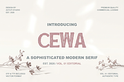 Cewa | Elegant Modern Serif, a Serif Font by Astuti Studio (Thumbnail 2 of 25)
