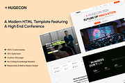 Hugecon - Events Web HTML Template, a HTML Template by TNCFlow (Thumbnail 1 of 5)