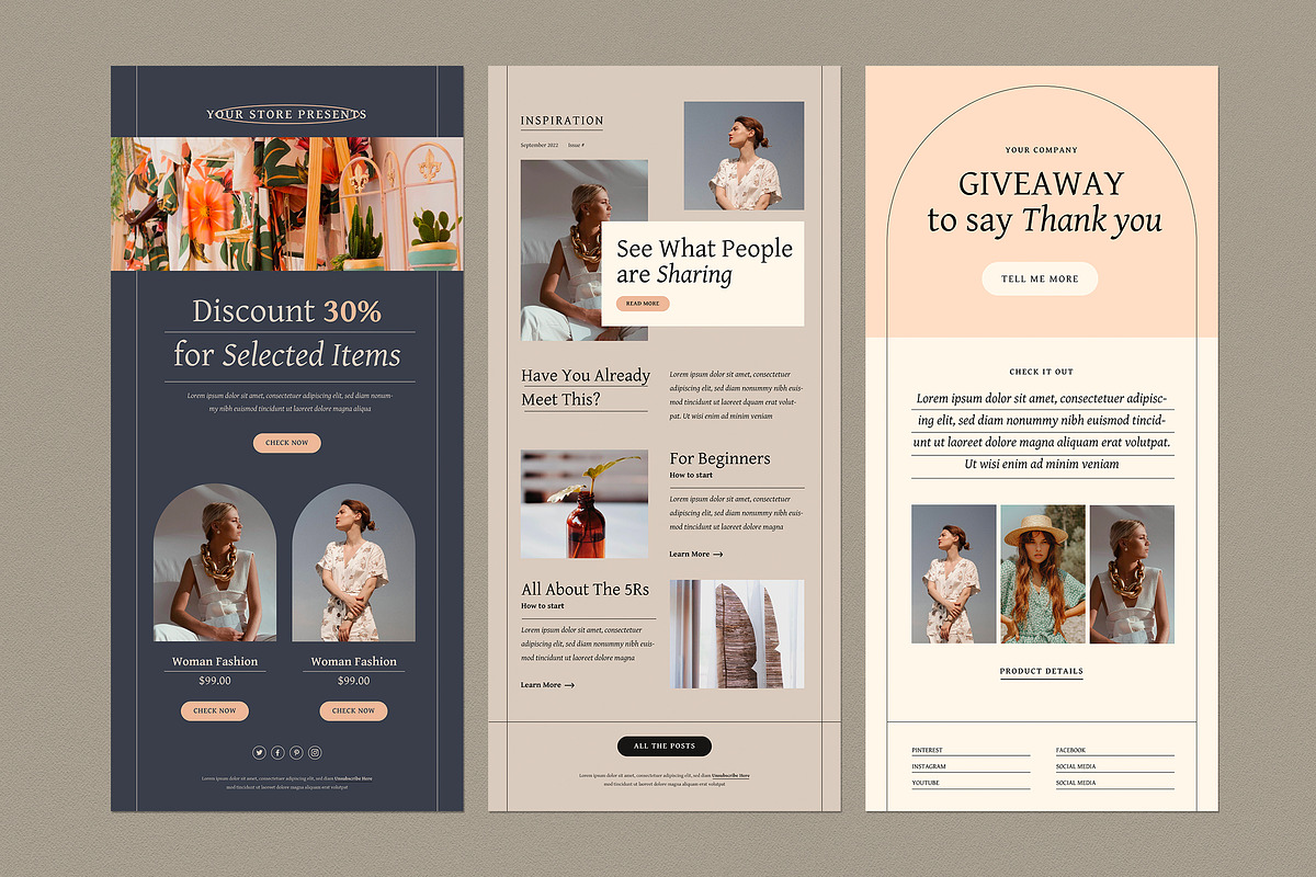 Keyla 10 Minimalism Email Newsletter, an Email Template by Guuver (Photo 5 of 5)