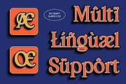Arbane 3D, a Serif Font by Craft Supply Co. (Thumbnail 5 of 8)
