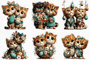 Whimsical Easter Cat Best Friend Png, an Illustration by Craft Nest (Thumbnail 3 of 11)