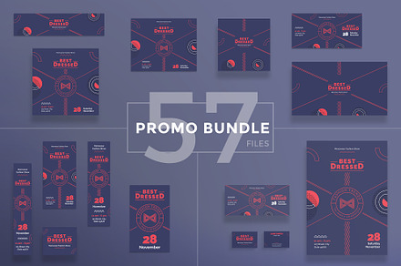 Promo Bundle | Best Dressed, a Poster Template by Amber Graphics