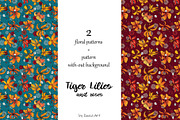 Tiger Lilies & Roses - clip-art, an Illustration by Zooza Art (Thumbnail 12 of 15)