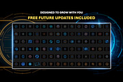 Sci-fi HUD Overlay Effects, an Object Graphic by Mikel Blazgad (Thumbnail 6 of 9)