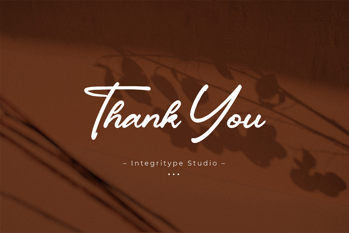 Anettasya Mottarue, a Script Font by Integritype Studio (Photo 15 of 15)