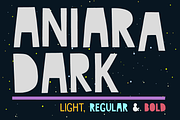 Aniara Dark, a Sans Serif Font by Gustav & Brun (Thumbnail 1 of 3)