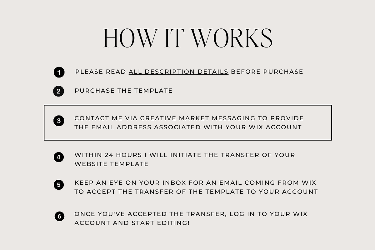 Website Template for Services, a Wix Template by Ton Rêve Design Studio (Photo 8 of 8)