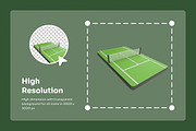 Courtix - Tennis 3D Icon Pack, a Sport Illustration by twinstd (Thumbnail 3 of 6)