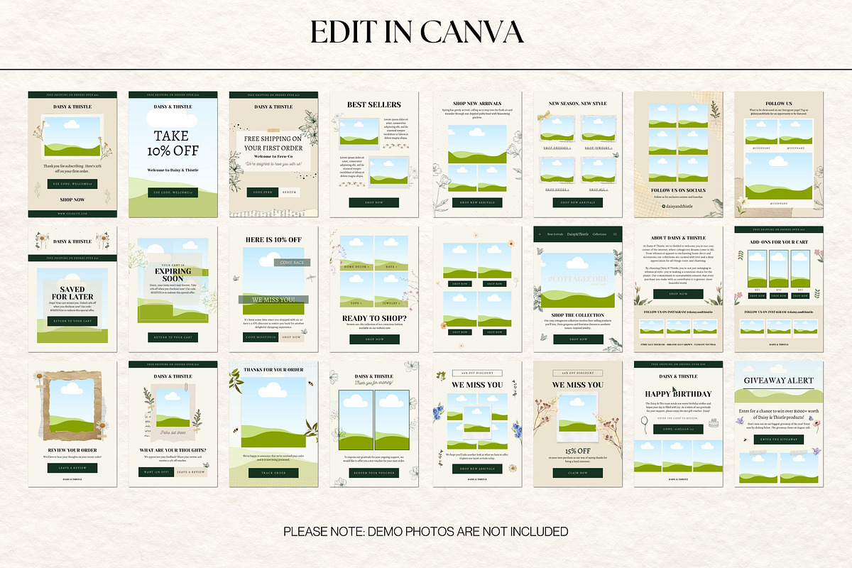 Canva Email Newsletter Templates, an Email Template by Deb Creative Studio (Photo 4 of 8)