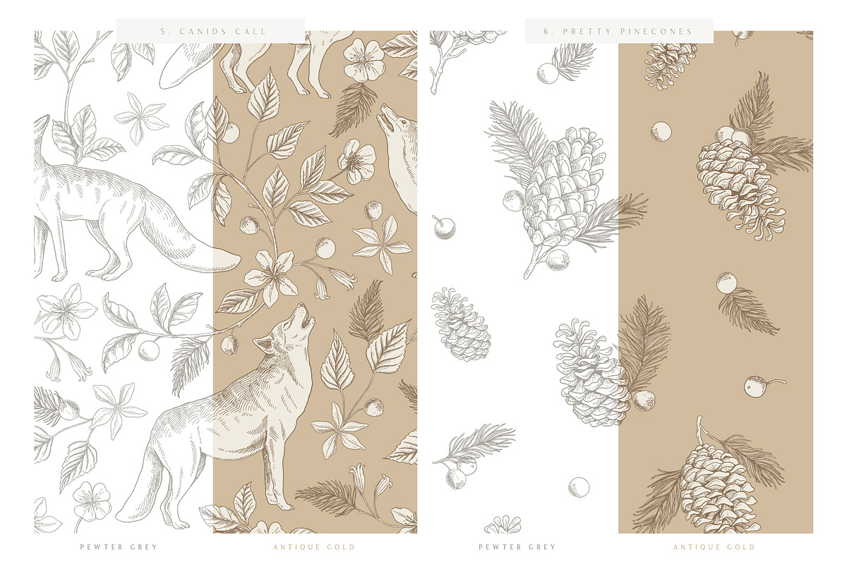 Woodland Wonders: 2 in 1 Graphic Set, a Decorative Illustration by rouxsupplyco (Photo 17 of 32)