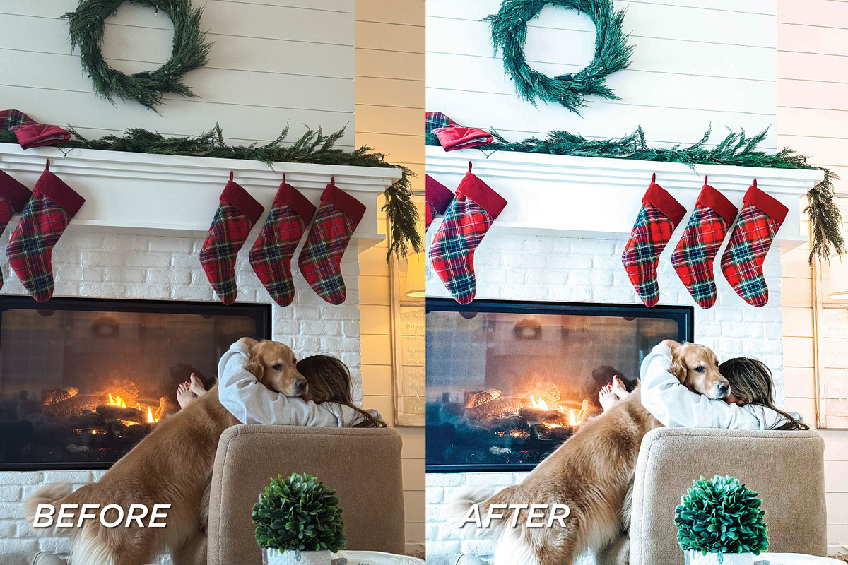 15 Christmas Lightroom Presets, a Preset Add-On by TheWayfarerShoppe (Photo 5 of 9)