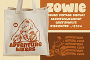 Zowie - Display Font, a Handwritten Font by Arendxstudio (Thumbnail 4 of 9)