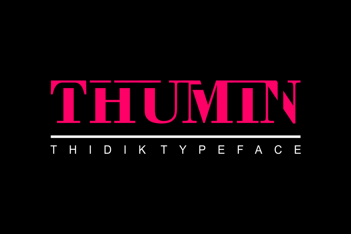 Thidik Font, a Serif Font by brahamb_design (Photo 2 of 4)