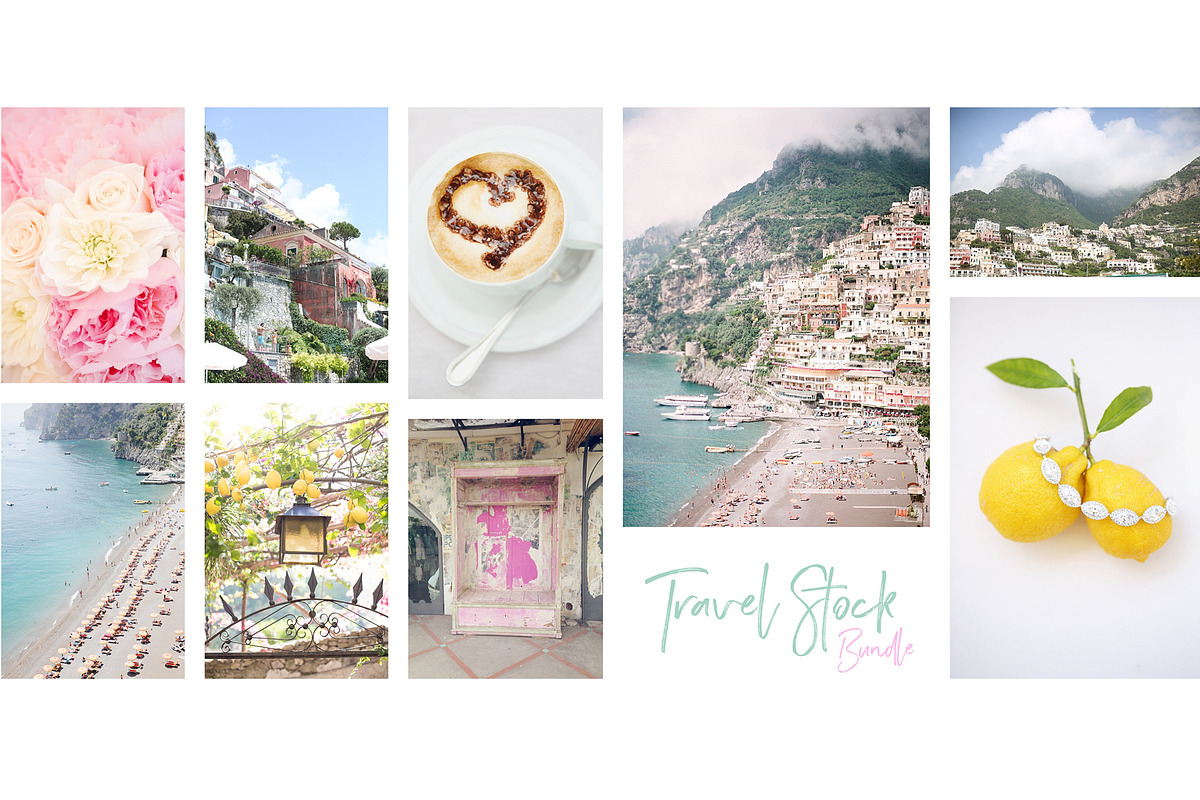 Travel Stock bundle Italy, a Product Mockup by Grandmillennial Lane