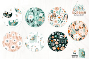 BLOOMY childish graphic collection, a Pattern Graphic by solmariart (Thumbnail 2 of 10)