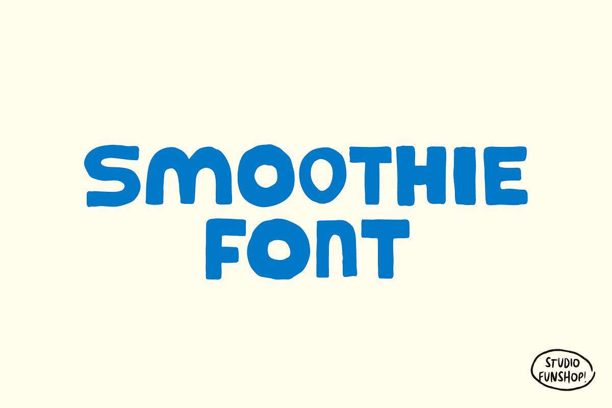 Smoothie Font - Hand Drawn Charm, a Handwritten Font by Studio Funshop by Kelli (Photo 4 of 11)